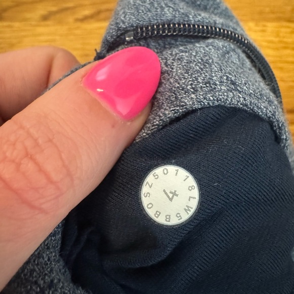 Lululemon Cool & Collected Jogger 28" Heathered Speckled True Navy Size 4 - Picture 9 of 12